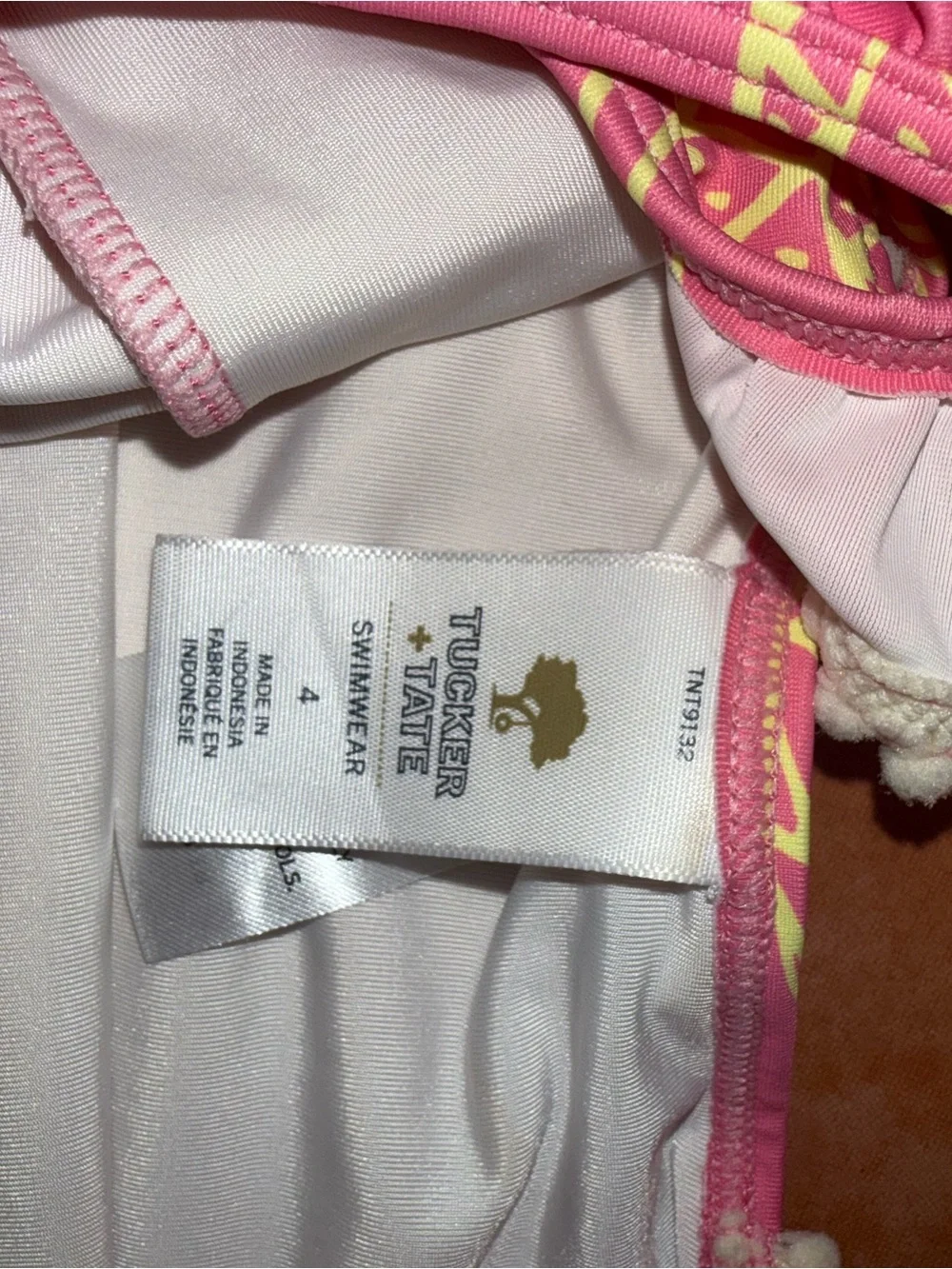 Tucker + Tate Pink Pineapple & Banana One-Piece Swim